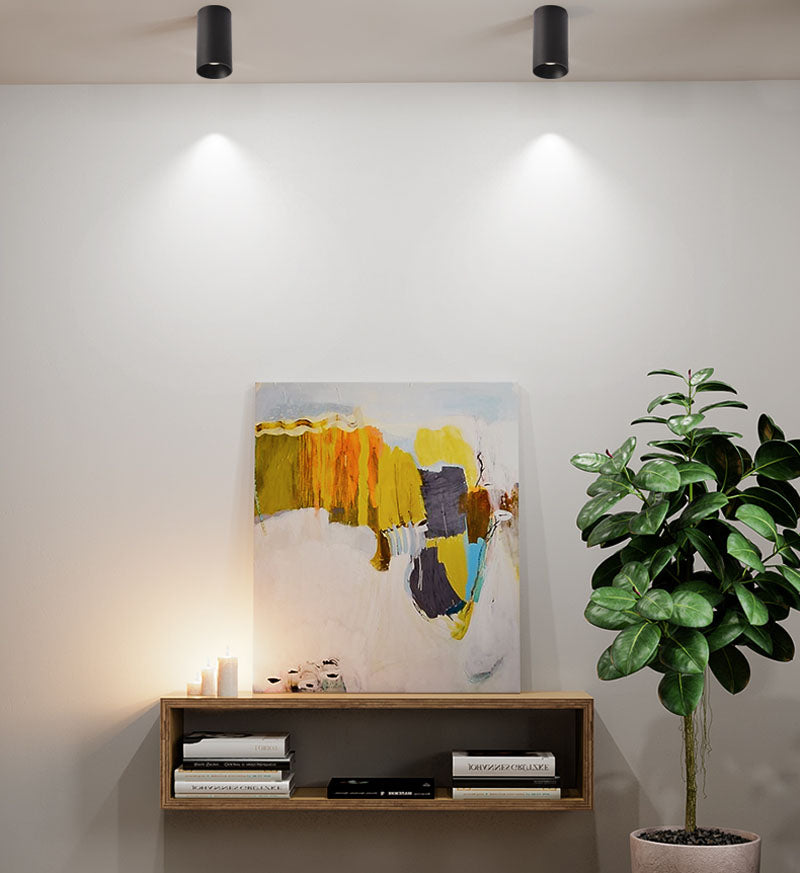 תאורת תקרה עגולה LED COB - תאורה מודרנית ויעילה עם עיצוב אלגנטי