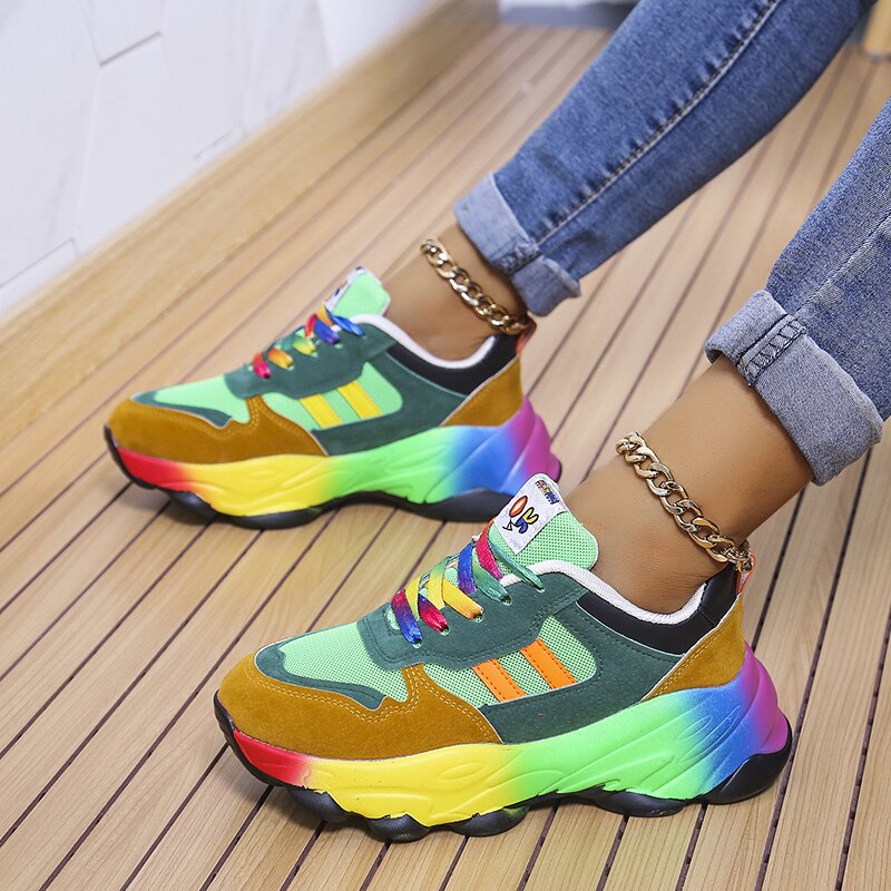 NovaStride Orthopedic Sneakers in Rainbow Colorways Daily