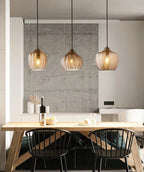 Marlo | Pendant Lights in Textured Glass