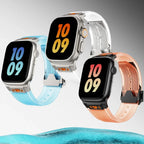 AuroraFlex Clear Silicone Band for Apple Watch Everyday Use