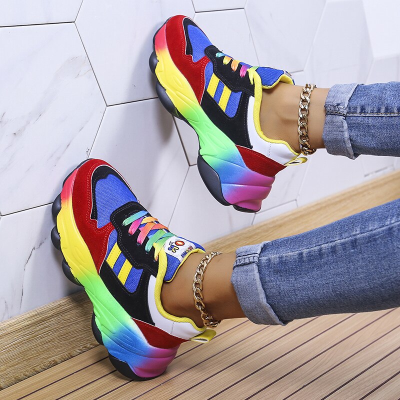 NovaStride Orthopedic Sneakers in Rainbow Colorways Daily