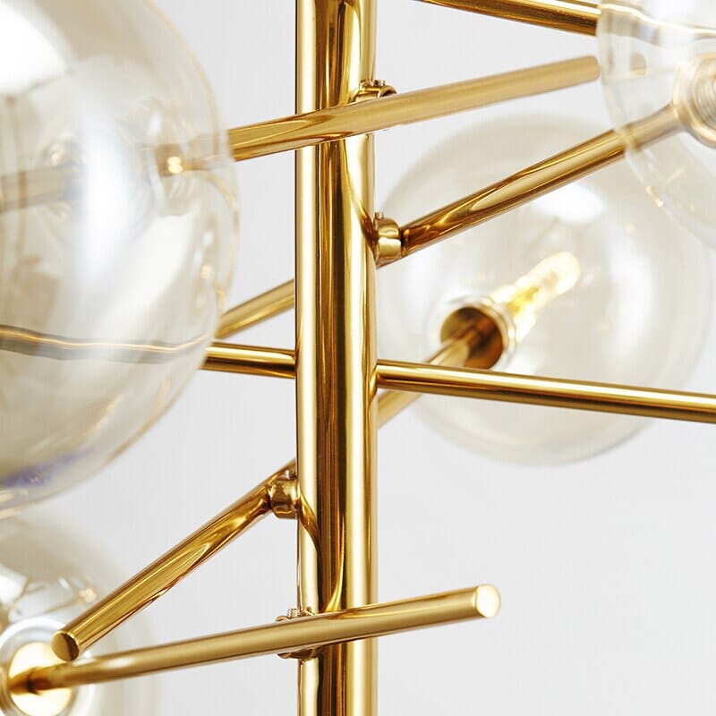 Kairo Bubble Pendant Light In Iron Resin Chandelier