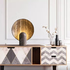 Lampada in Travertino Marlo