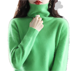 LunaWeave Dolcevita 100% Cashmere per Donna, Maglia Autunnale