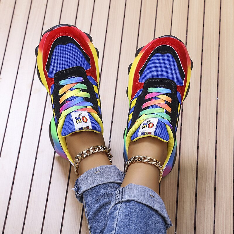 NovaStride Orthopedic Sneakers in Rainbow Colorways Daily
