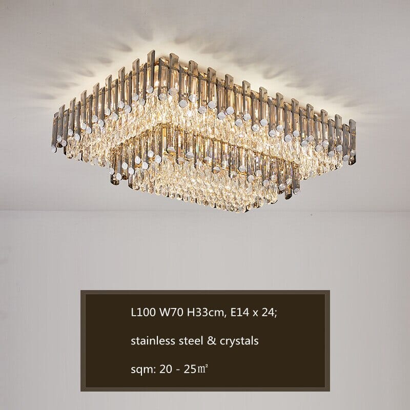 מנורות תקרה רוברטה קריסטל