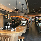 מנורת תלייה HarborRope עם כיסוי מתכת וינטג' משופשף