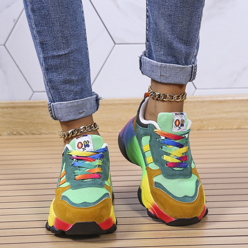 NovaStride Orthopedic Sneakers in Rainbow Colorways Daily