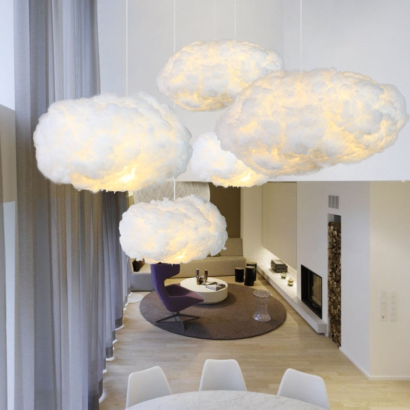 AeroLume Cloud Diffused Cotton Ceiling Pendant Light
