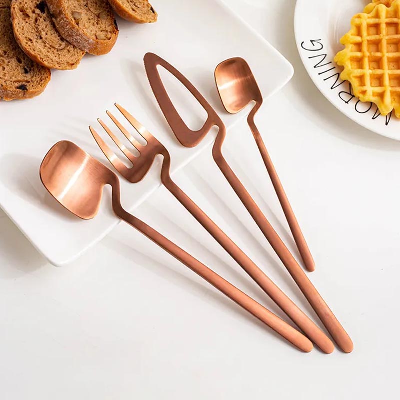 סט סכו"ם שלד נוקטיס מפלדת אל-חלד 304