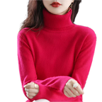 LunaWeave Dolcevita 100% Cashmere per Donna, Maglia Autunnale