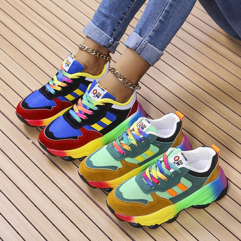 NovaStride Orthopedic Sneakers in Rainbow Colorways Daily