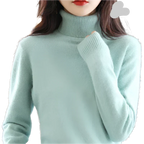 LunaWeave Dolcevita 100% Cashmere per Donna, Maglia Autunnale