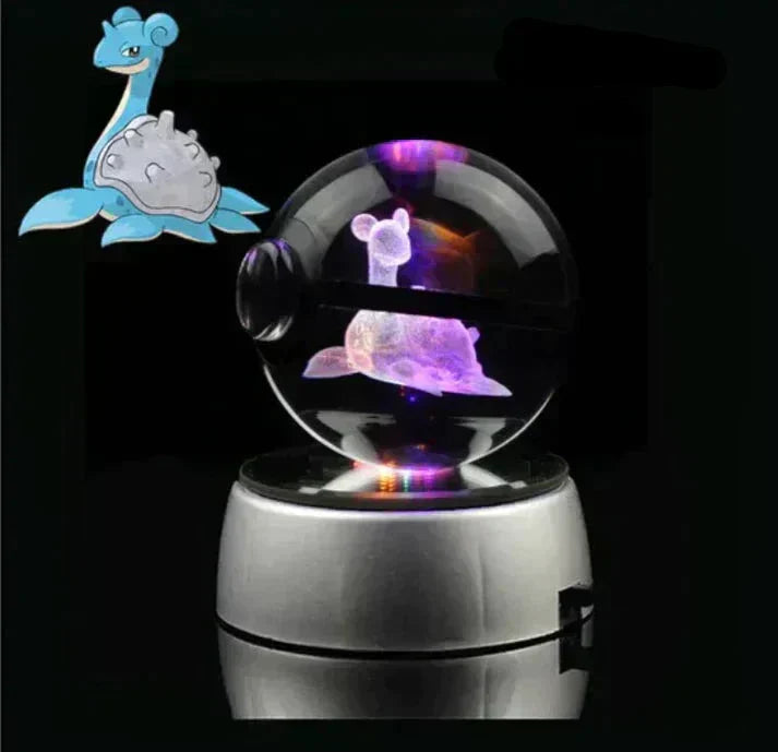 LumaSphere Lampada Notturna di Cristallo Per Un Bagliore Magico nello Spazio | Pokie Bol