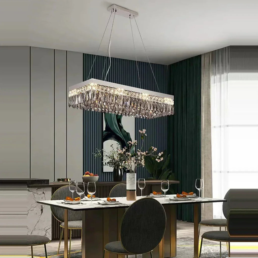 מנורות אורורה קריסטל זוהר עם כיסוי מט לכל חדר