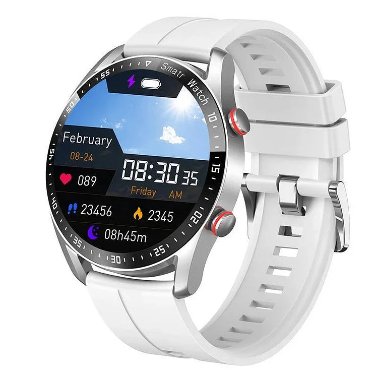 Glucera Watch 1.45 Inch Smartwatch With Non Invasive Blood Glucose Monitoring, NFC Payments And Real Time Phone Data Sync