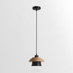 Veridia Stone Wood Pendant Light For Living Spaces