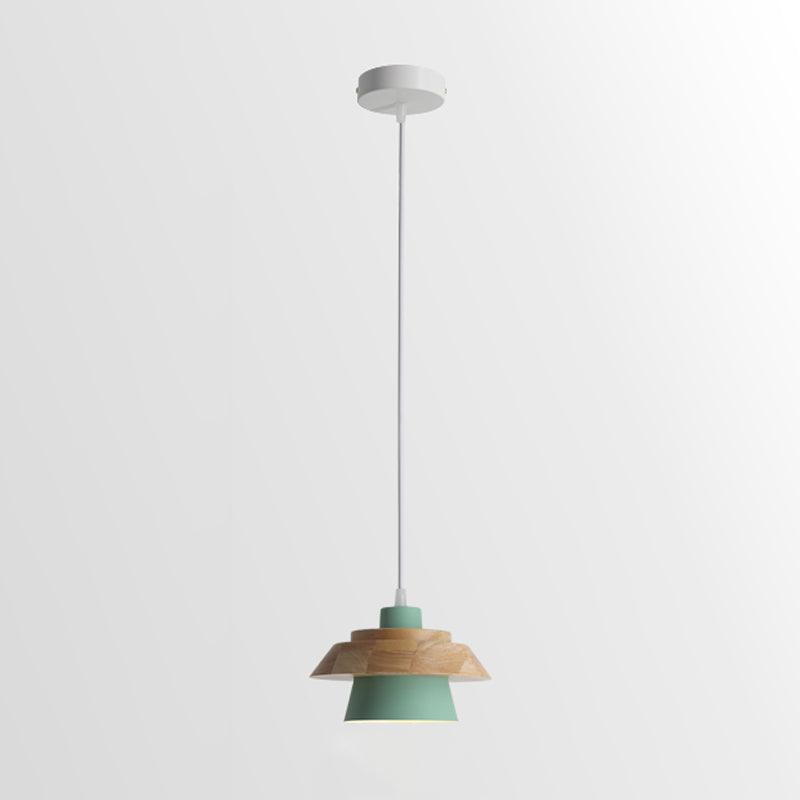 Veridia Stone Wood Pendant Light For Living Spaces