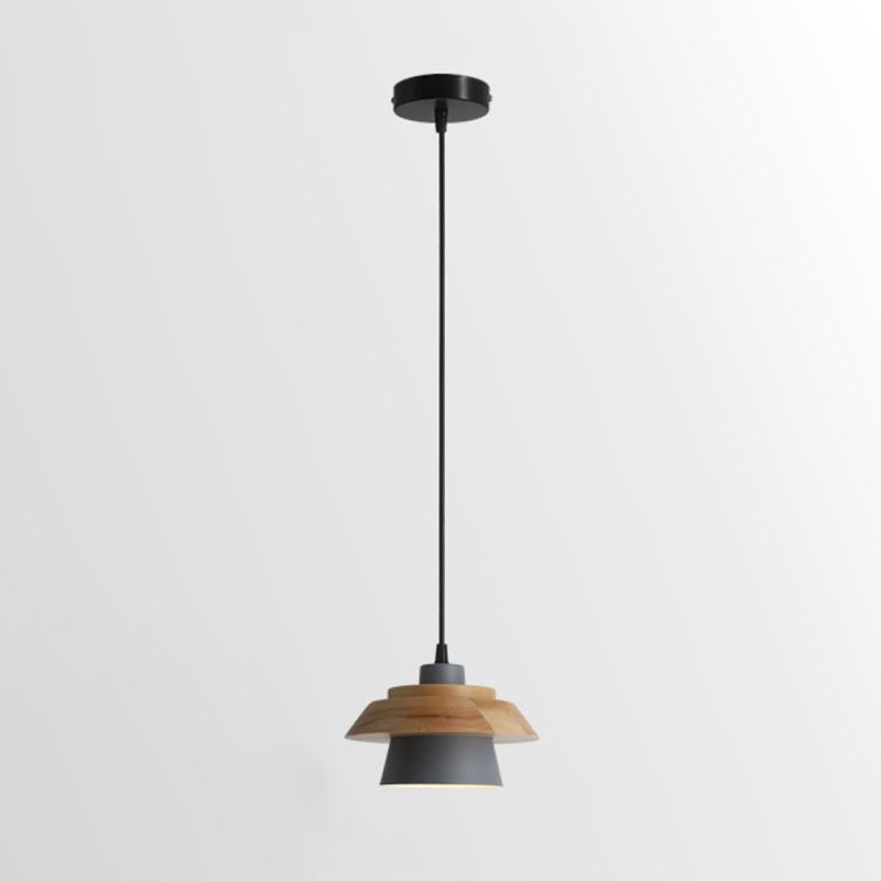 Veridia Stone Wood Pendant Light For Living Spaces
