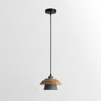 Veridia Stone Wood Pendant Light For Living Spaces