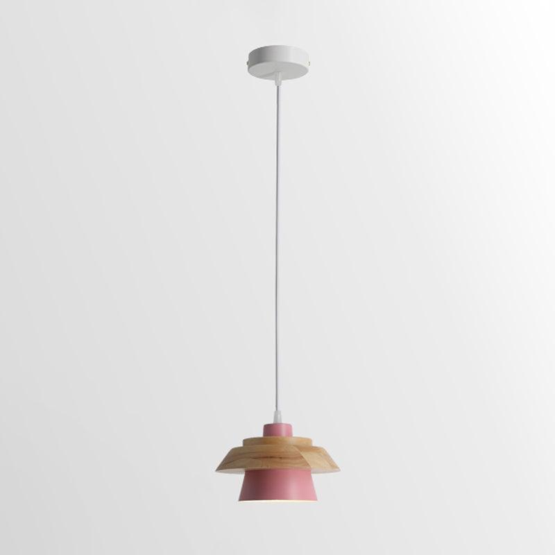 Veridia Stone Wood Pendant Light For Living Spaces