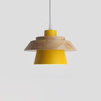 Veridia Stone Wood Pendant Light For Living Spaces