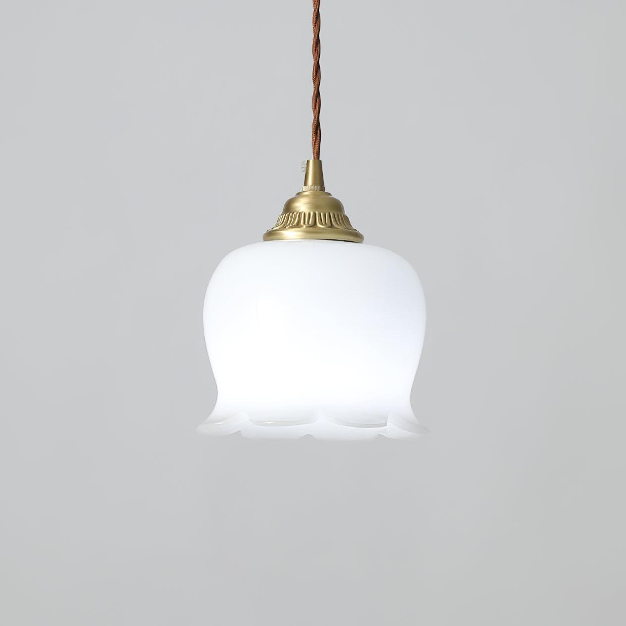 Floraglint Brass And Resin Pendant Light Inspired By Flowers