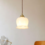 Floraglint Brass And Resin Pendant Light Inspired By Flowers