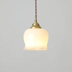 Floraglint Brass And Resin Pendant Light Inspired By Flowers