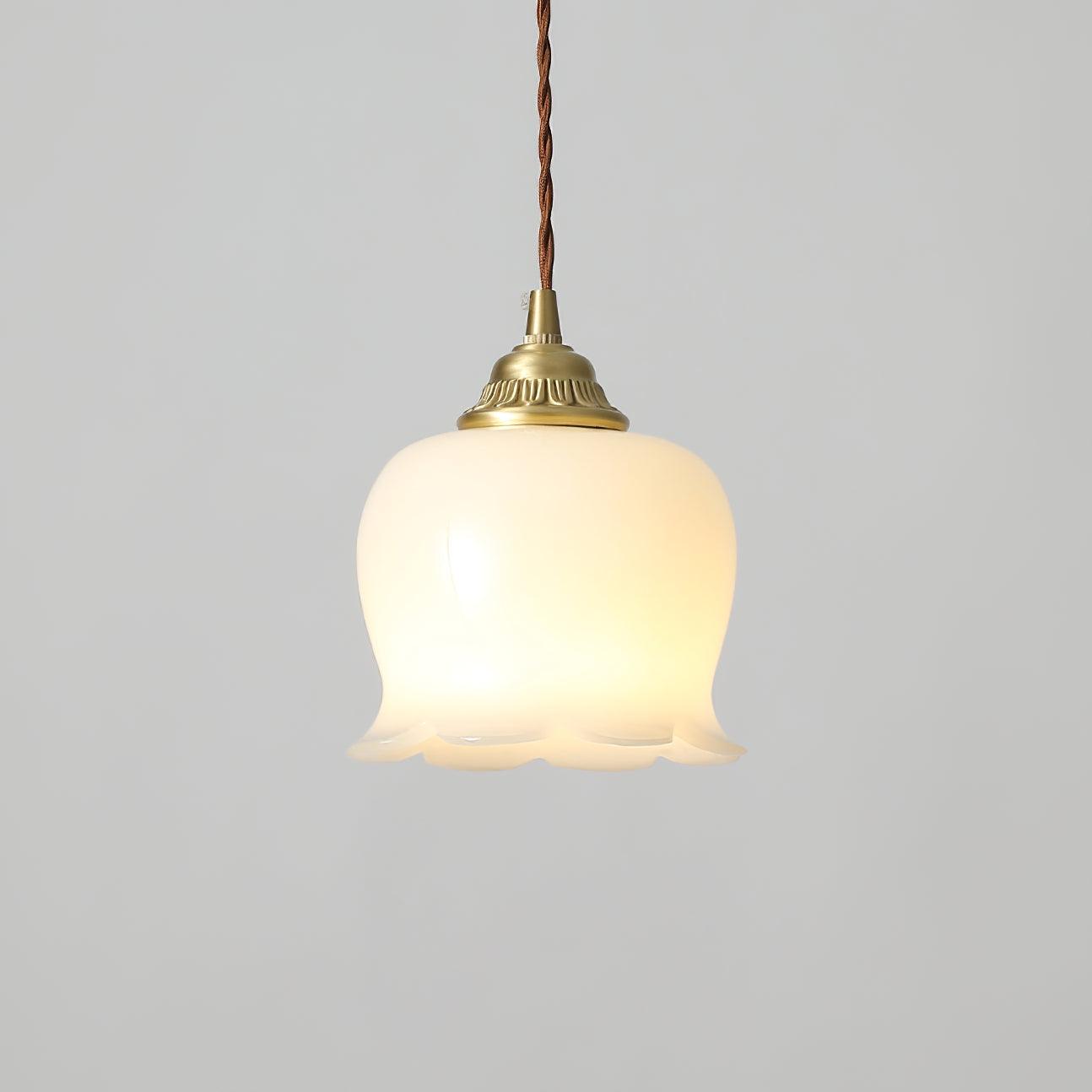 Floraglint Brass And Resin Pendant Light Inspired By Flowers