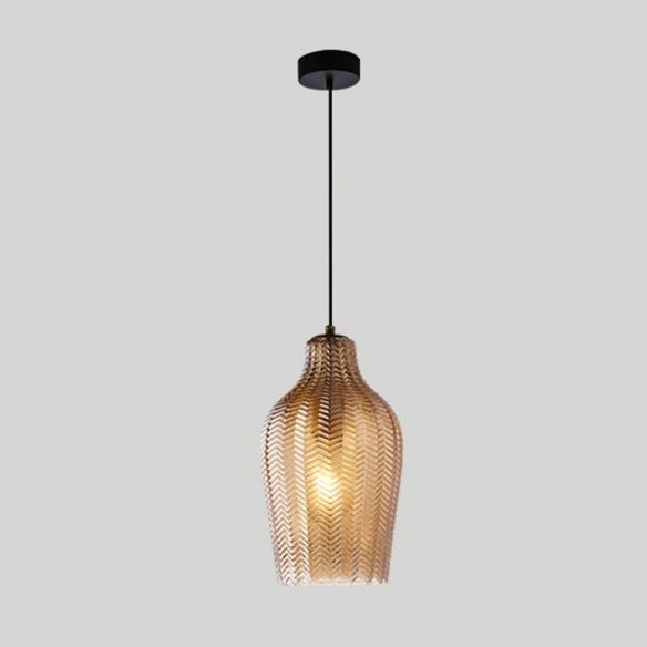Marlo | Pendant Lights in Textured Glass