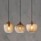 Marlo | Pendant Lights in Textured Glass