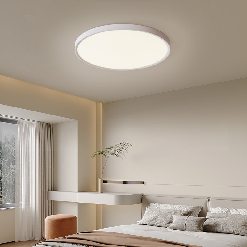Luz de Teto LED Ultra-Fina Impermeável - Iluminação Moderna e Prática para Casa de Banho