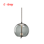 Scandinavian Rope And Glass Pendant Lights