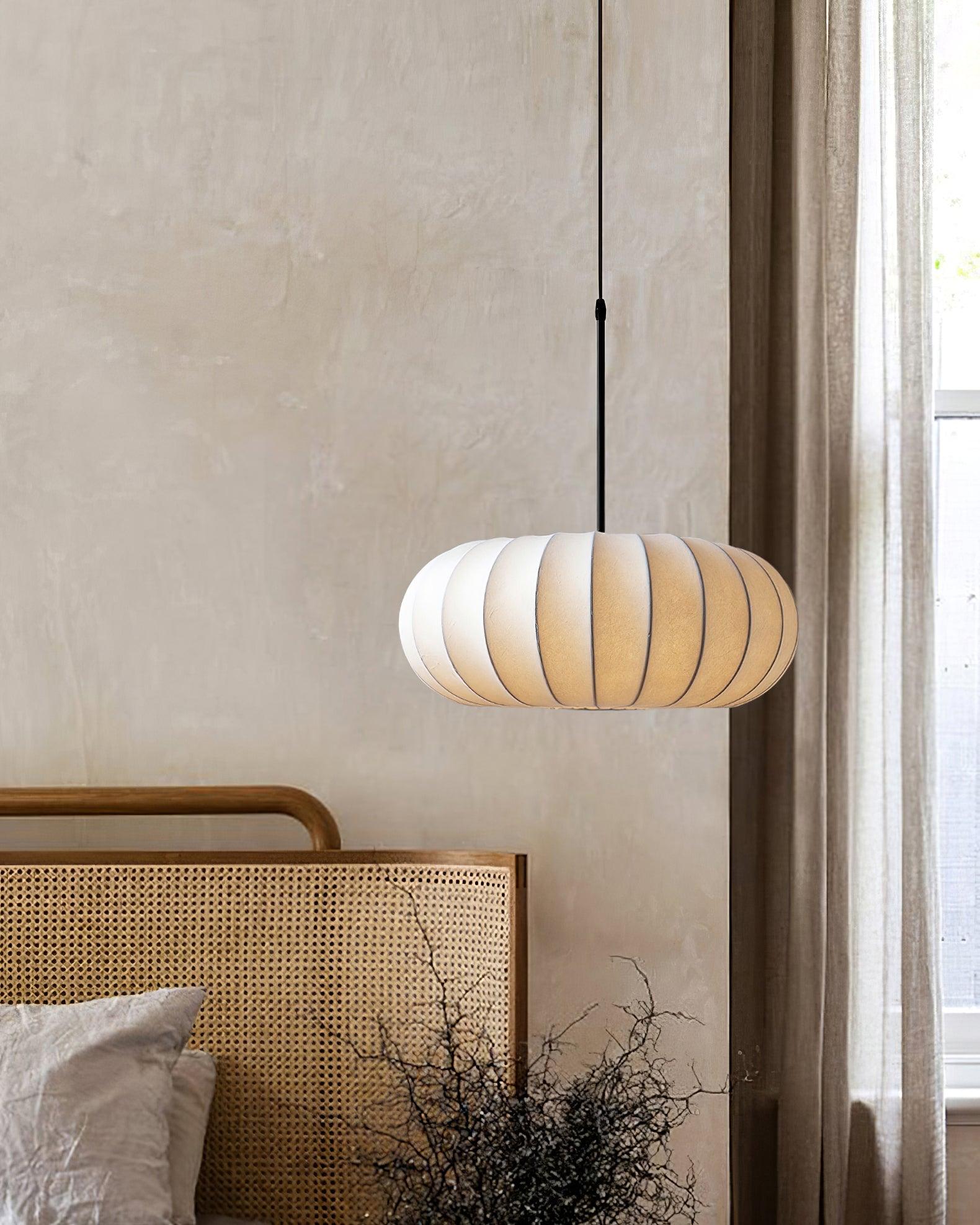 Kiyori | Lampada a sospensione minimalista in materiali naturali