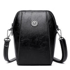 Asterra lær crossbody skulderveske for hverdagsantrekk