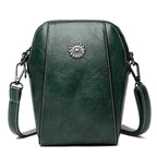 Asterra lær crossbody skulderveske for hverdagsantrekk