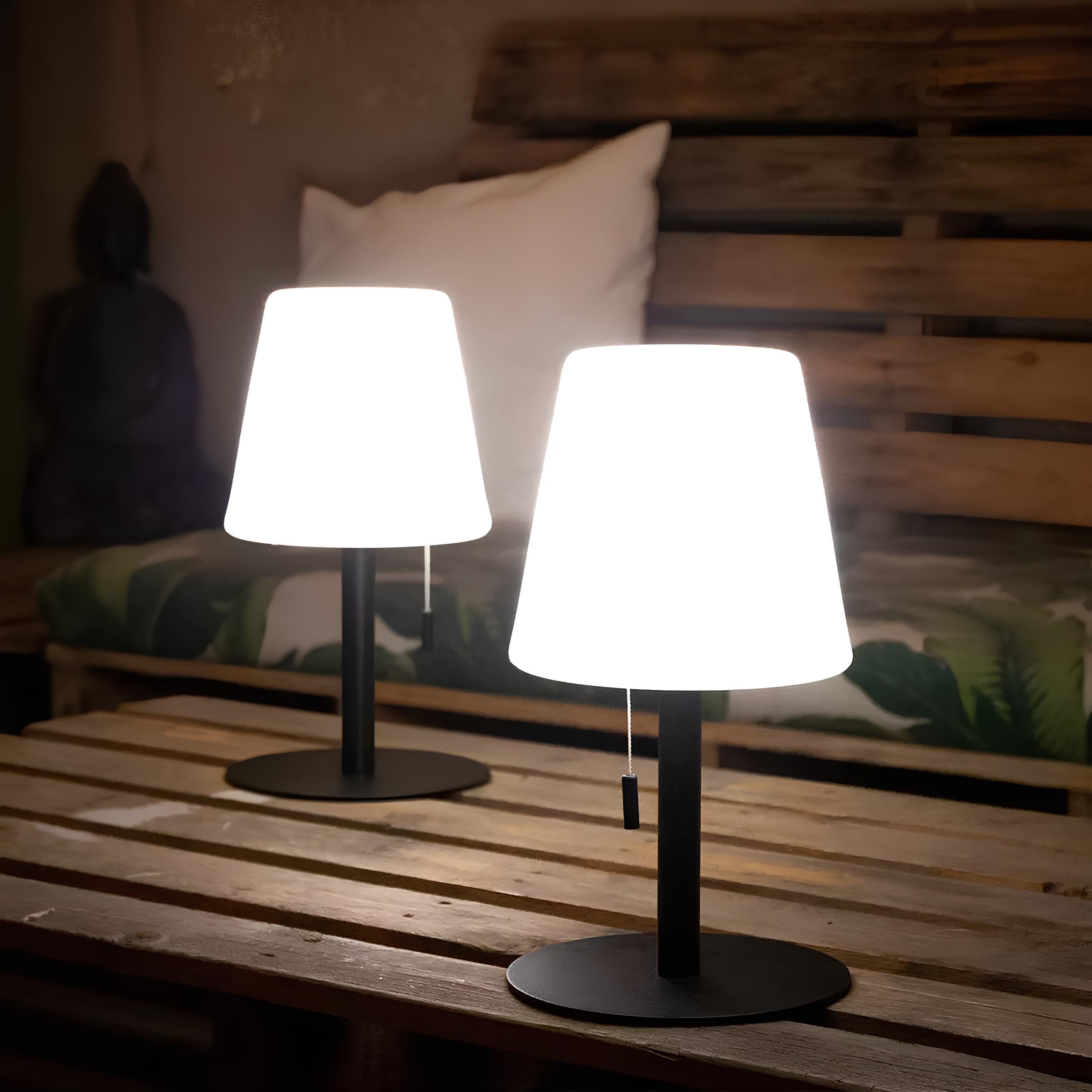 Lumora | Lampada da tavolo LED moderna senza fili, dimmerabile e impermeabile