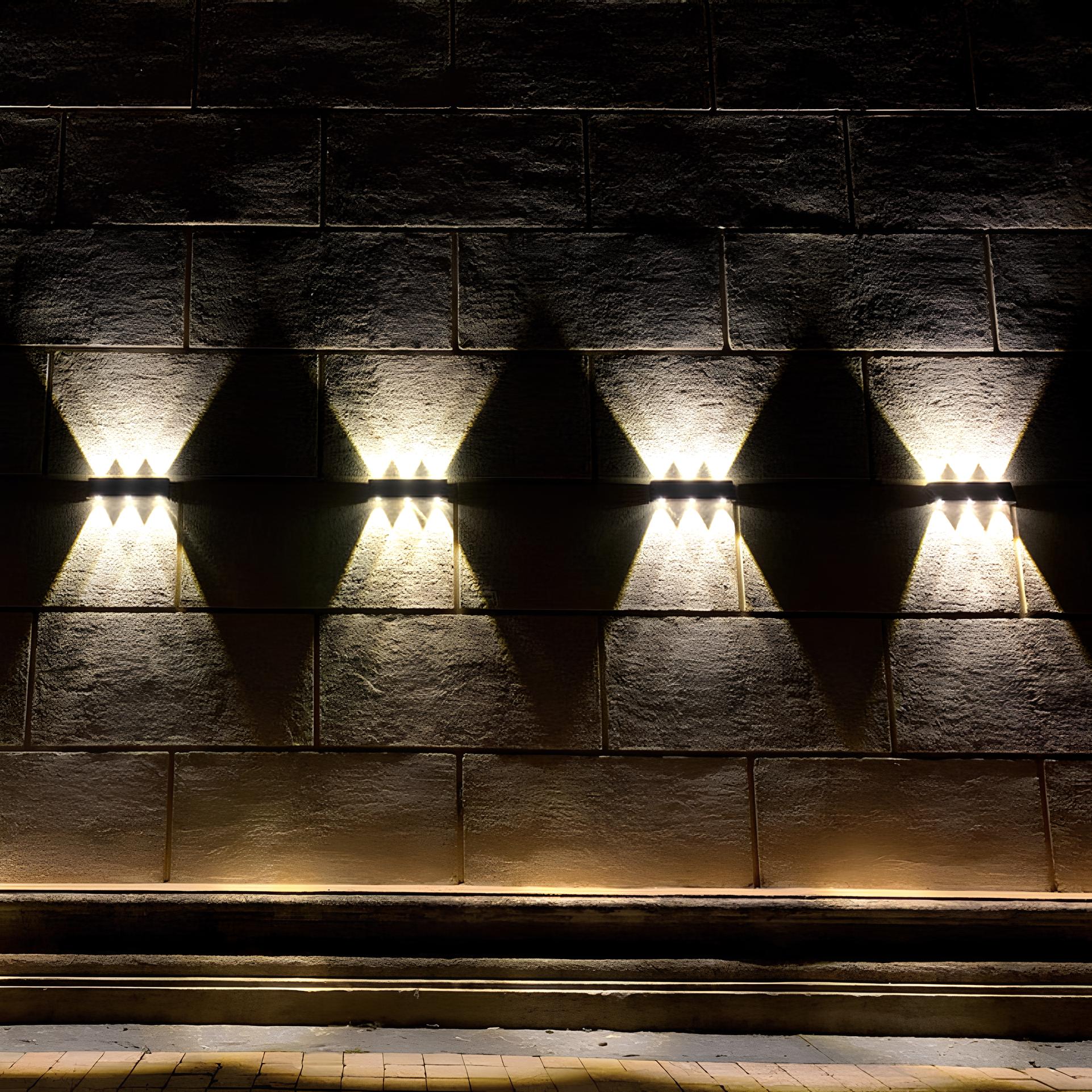 HelioCasa | Lampada da parete esterna solare LED impermeabile