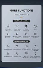 Glucera Watch 1.45 Inch Smartwatch With Non Invasive Blood Glucose Monitoring, NFC Payments And Real Time Phone Data Sync