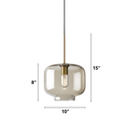 Liora | Lampade a sospensione in vetro contemporaneo