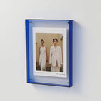 Coloured Clear Acrylic Photo Frame By LumaGlass Studio