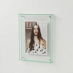 Coloured Clear Acrylic Photo Frame By LumaGlass Studio