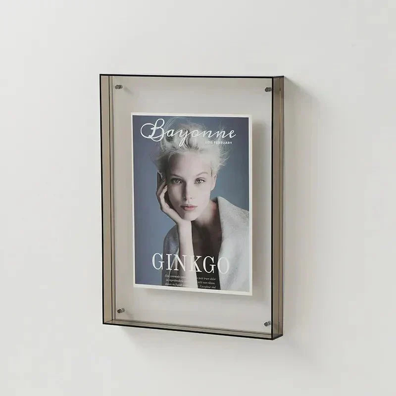 Coloured Clear Acrylic Photo Frame By LumaGlass Studio
