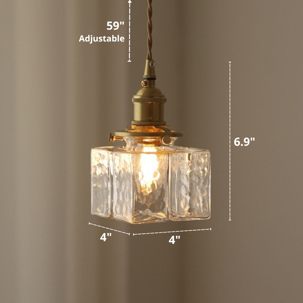 Velora | Vintage-Style Glass Pendant Lights