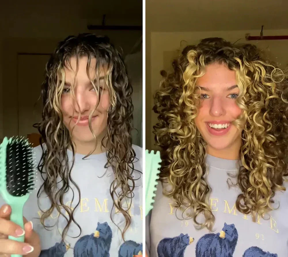 מברשת להגדרת תלתלים ולפירוק קשרים יומיומית NovaCurl