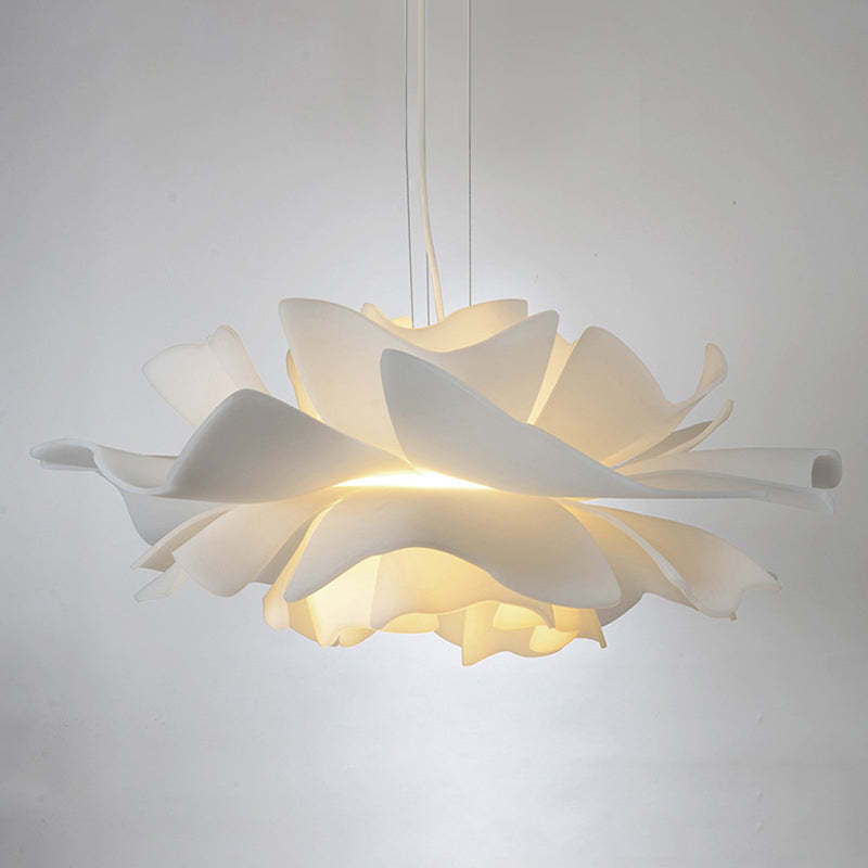 Nerisa Bloom White Flower Pendant Lamp for Living Room
