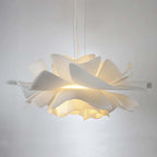 Nerisa Bloom White Flower Pendant Lamp for Living Room