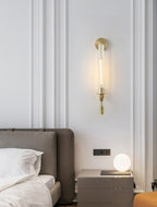 Elowen | Modern Fluted Glass Wall Sconce