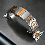 Aventis Titanium Apple Watch Band with Hypoallergenic Clasp